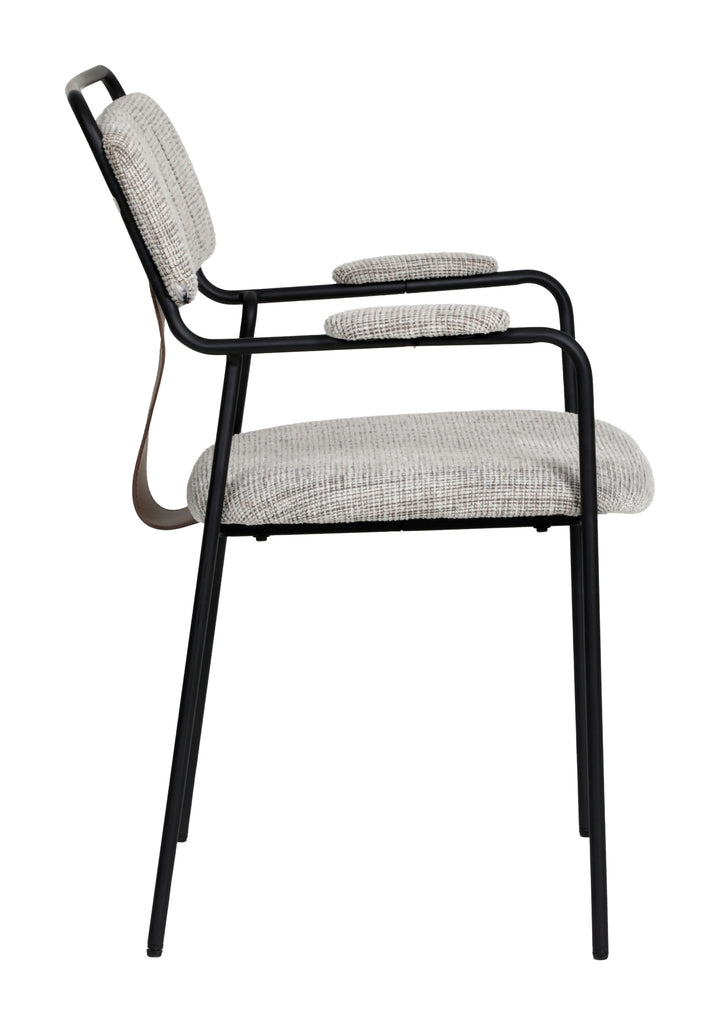 COUVA GRAY TWEED DINING CHAIR | SET OF 2