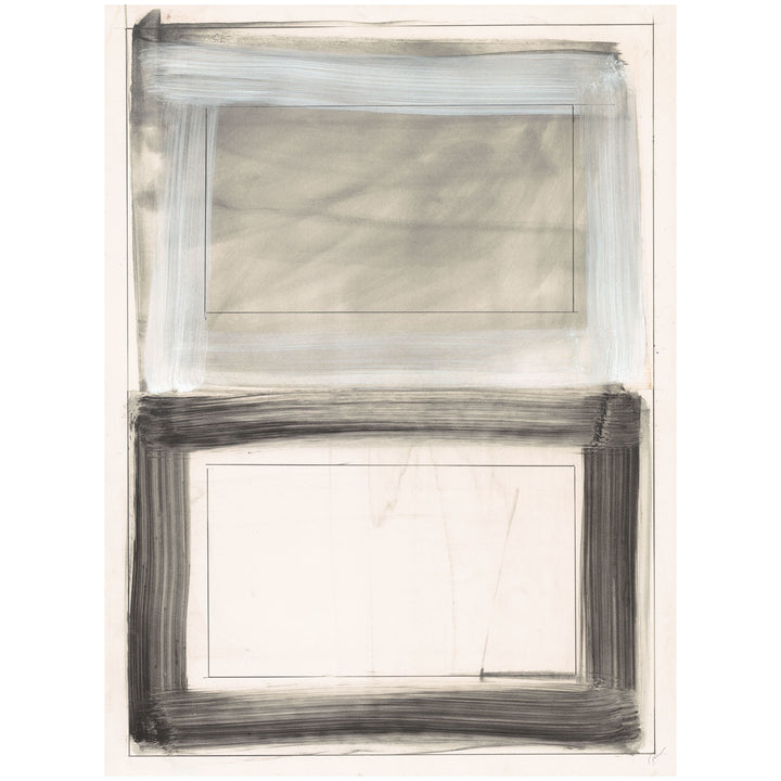 "BLACK & WHITE RECTANGLES" CANVAS ART