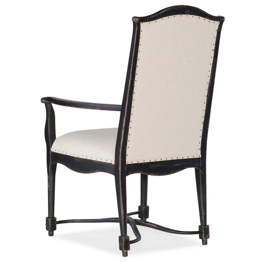 CIAO BELLA UPHOLSTERED BACK ARM CHAIR