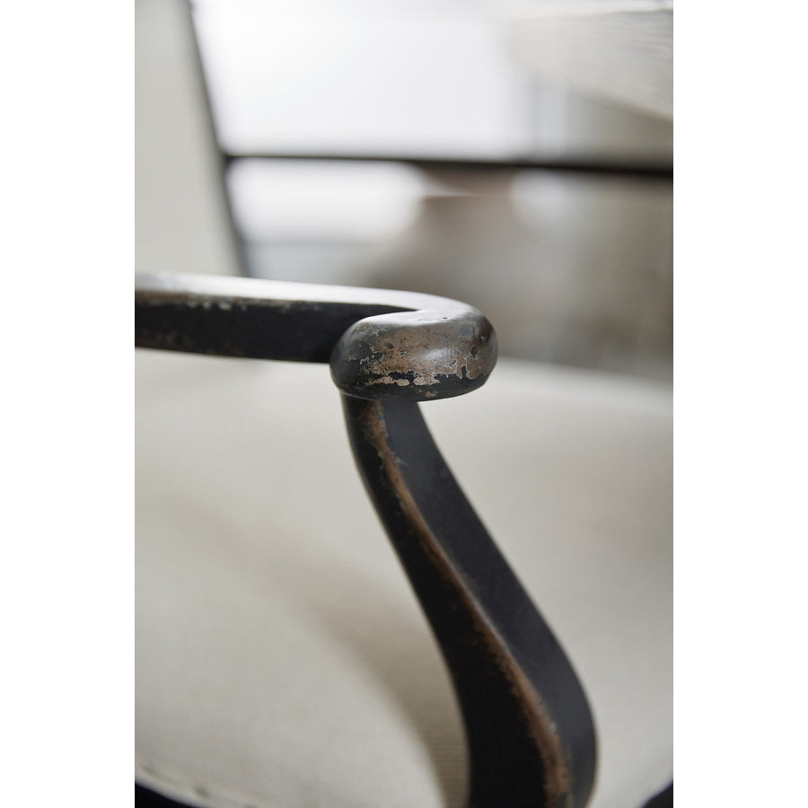 CIAO BELLA UPHOLSTERED BACK ARM CHAIR