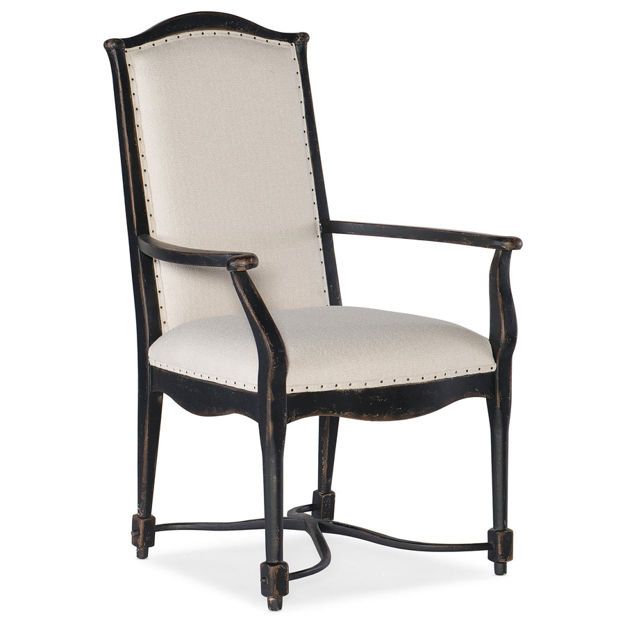 CIAO BELLA UPHOLSTERED BACK ARM CHAIR