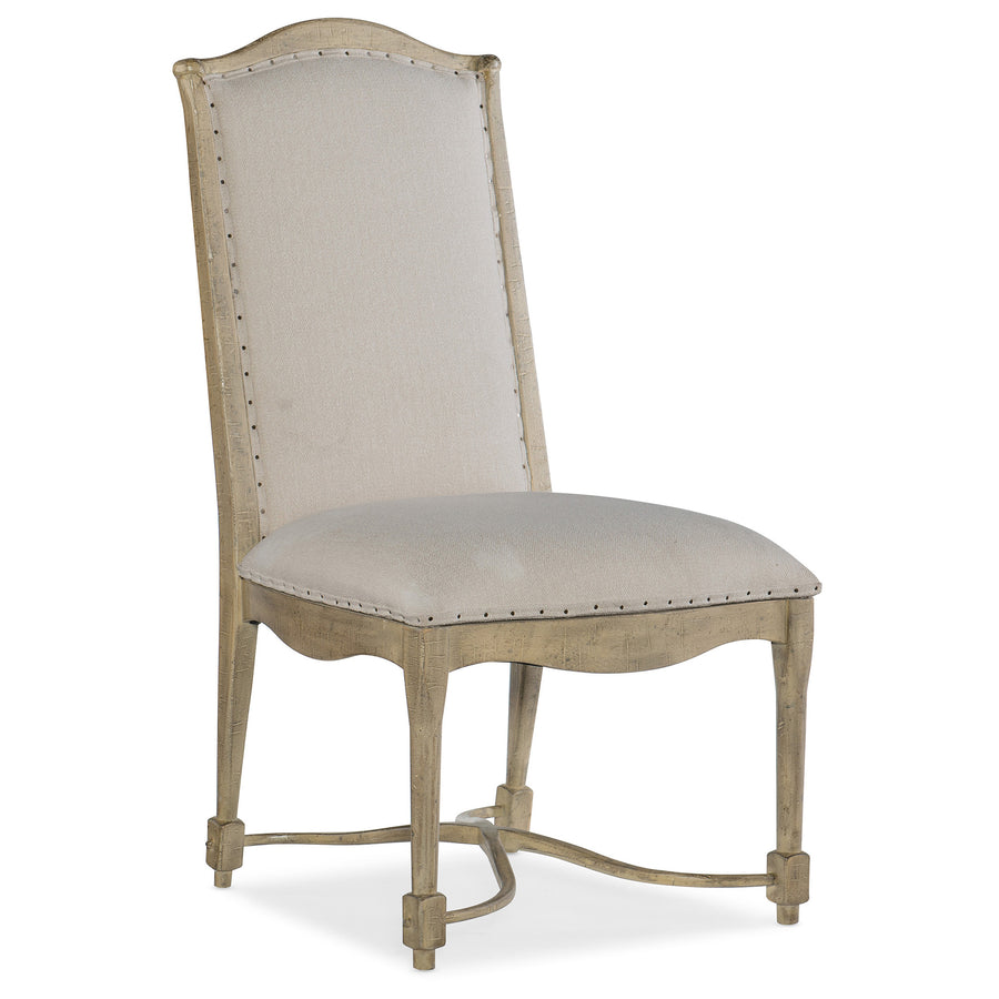 CIAO BELLA UPHOLSTERED BACK SIDE CHAIR