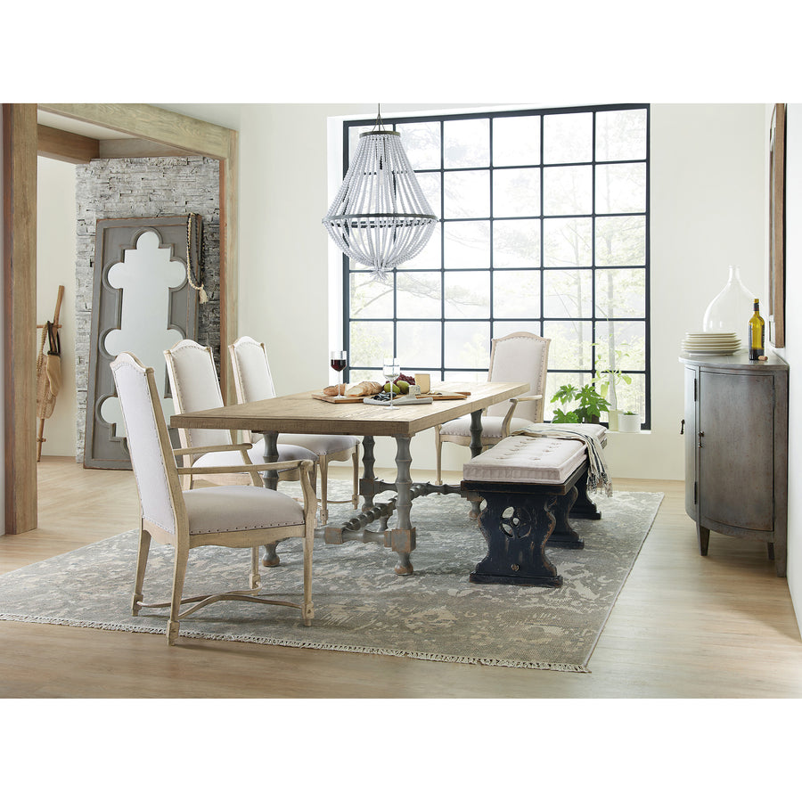 CIAO BELLA UPHOLSTERED BACK SIDE CHAIR