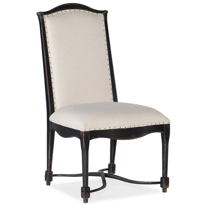 CIAO BELLA UPHOLSTERED BACK SIDE CHAIR
