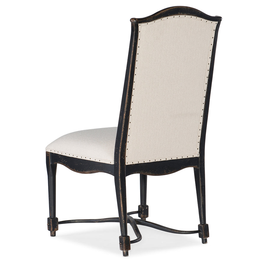 CIAO BELLA UPHOLSTERED BACK SIDE CHAIR