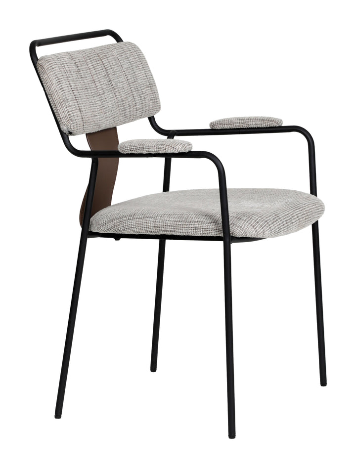 COUVA GRAY TWEED DINING CHAIR | SET OF 2