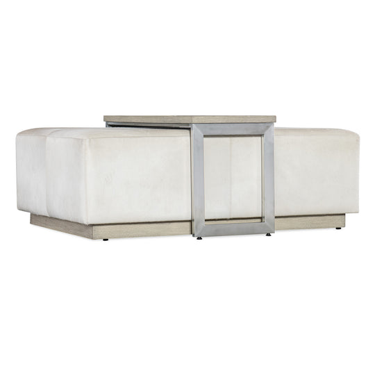 MELANGE BRIDGED COCKTAIL TABLE - Side View