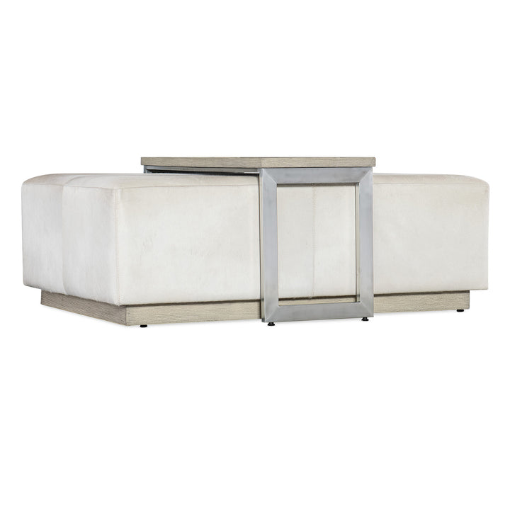 MELANGE BRIDGED COCKTAIL TABLE - Side View