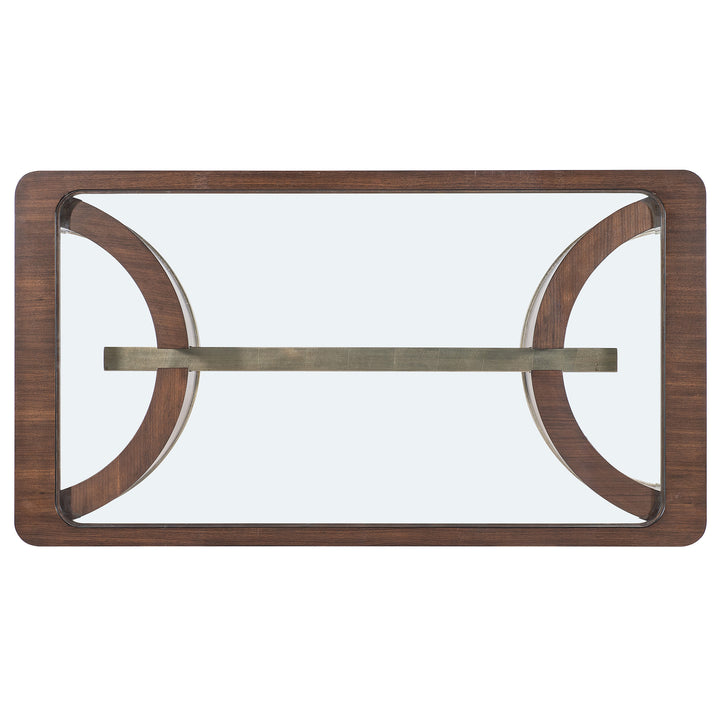 CONTOURS RECTANGLE COCKTAIL TABLE - Top View