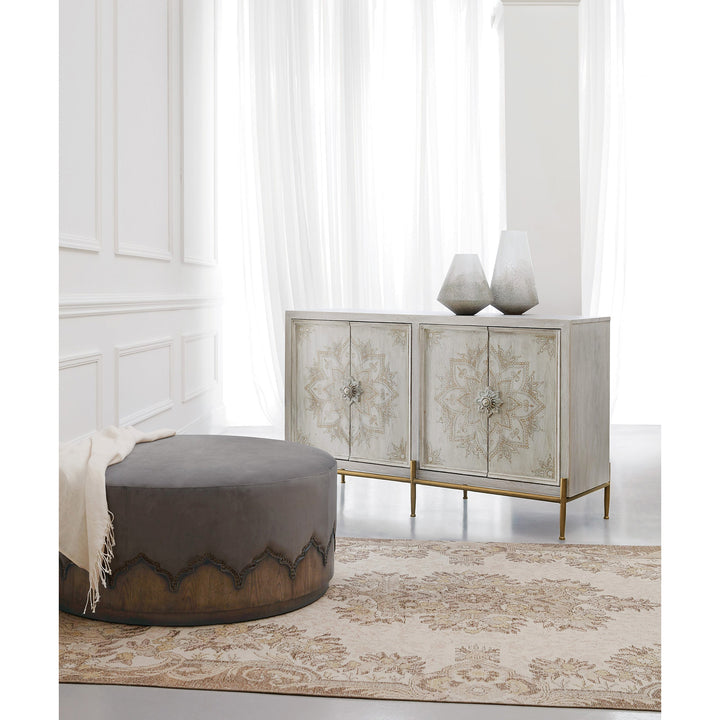 MEYERS COCKTAIL OTTOMAN TABLE - Room View