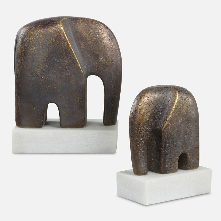 TIMELESS TUSK SCULPTURES | SET OF 2