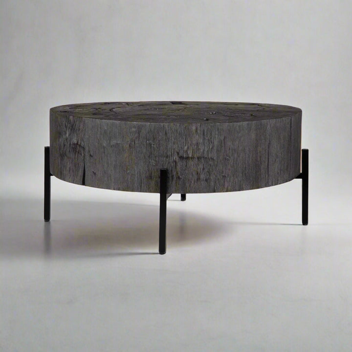 ADJOIN RUSTIC BLACK COFFEE TABLE