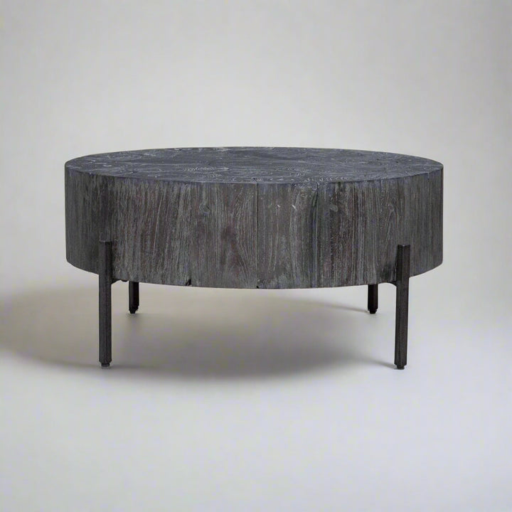 ADJOIN RUSTIC BLACK COFFEE TABLE