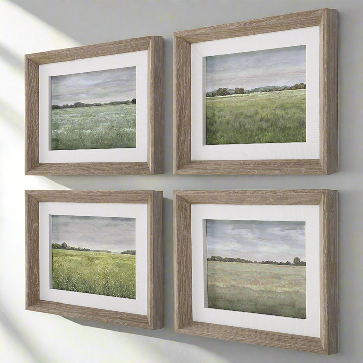 "QUIET MEADOWS" FRAMED PRINTS | SET OF 4
