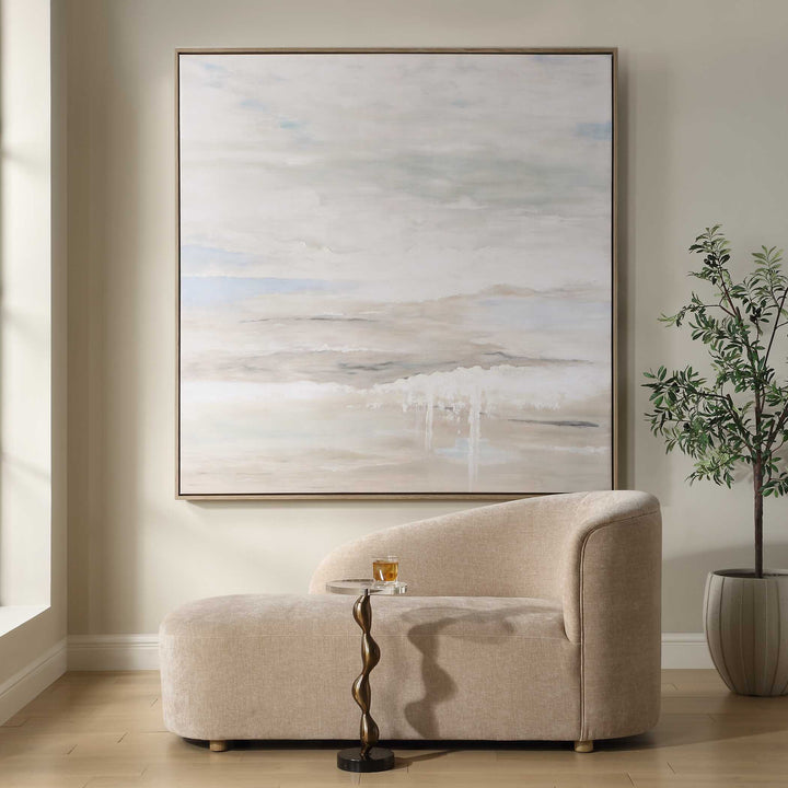"GRAVITY" PASTEL LANDSCAPE HANDPAINTED CANVAS
