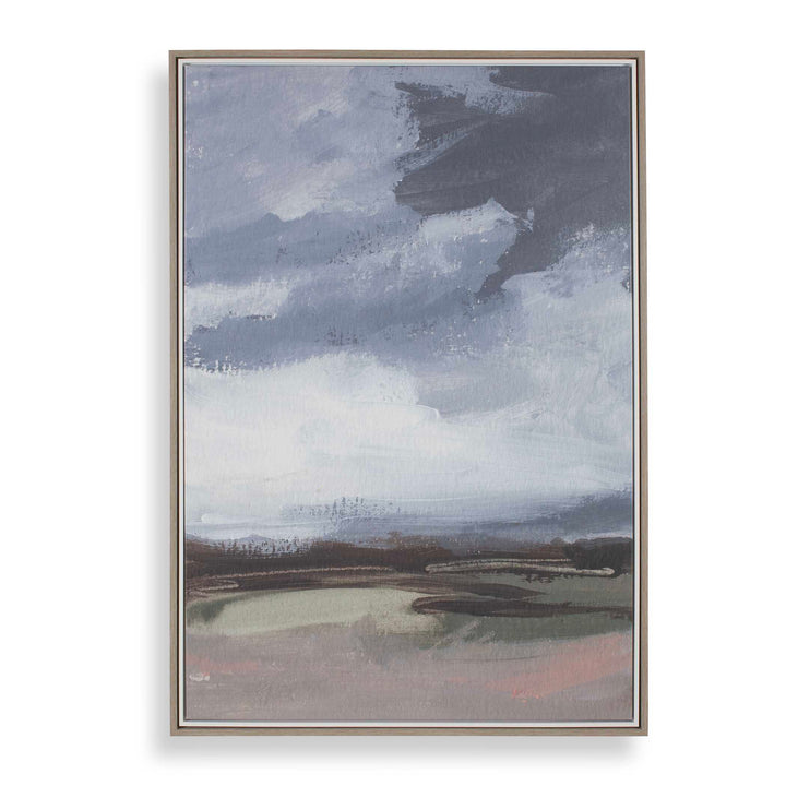 "BRACING" FRAMED LANDSCAPE CANVAS ART