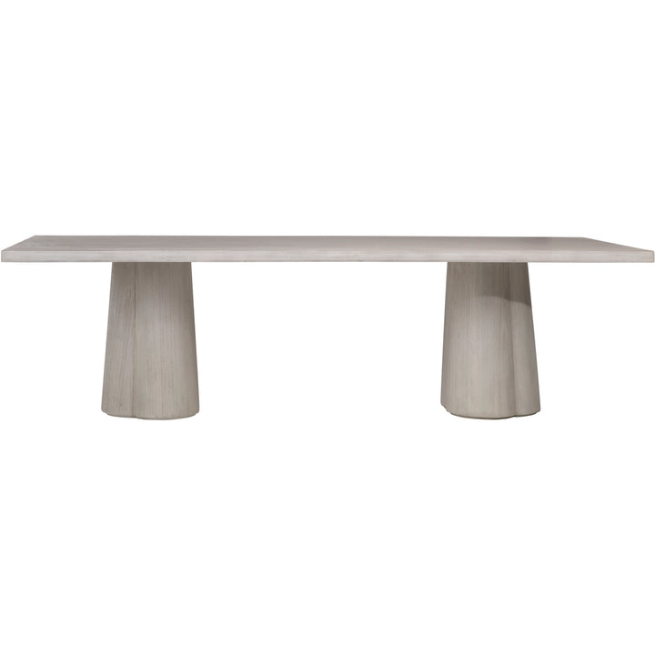 ARYA WHITEWASHED DINING TABLE
