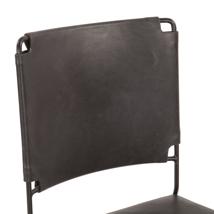 BUFFALO LEATHER DINING CHAIR