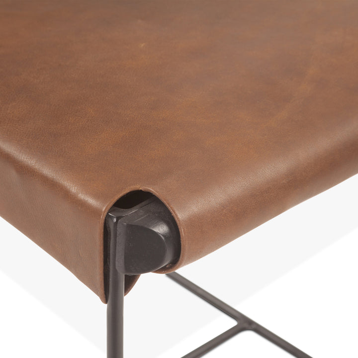 BUFFALO LEATHER DINING CHAIR
