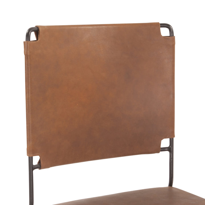 BUFFALO LEATHER DINING CHAIR