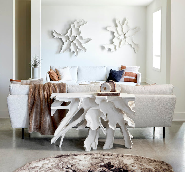 CAST CARVED ROOT OVERSIZED WALL ART