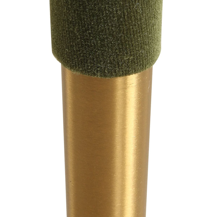 CONIFER GREEN VELVET DINING ARM CHAIR