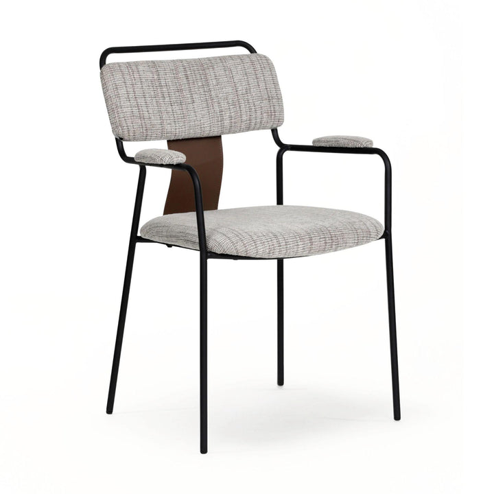 COUVA GRAY TWEED DINING CHAIR | SET OF 2