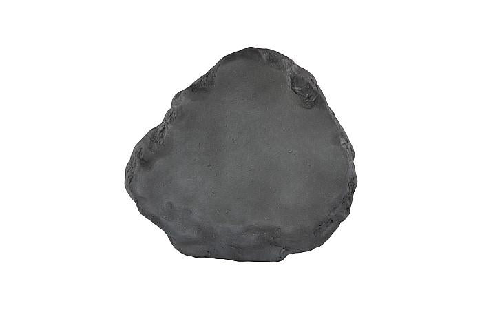CAST STONE BOULDER INDOOR-OUTDOOR COFFEE TABLE: CHARCOAL