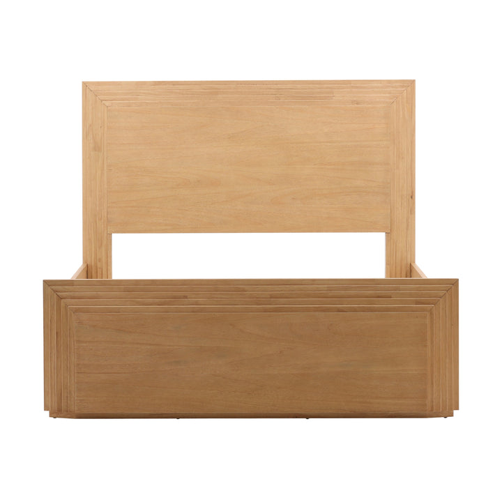 AERIS DECO OAK PANEL BED