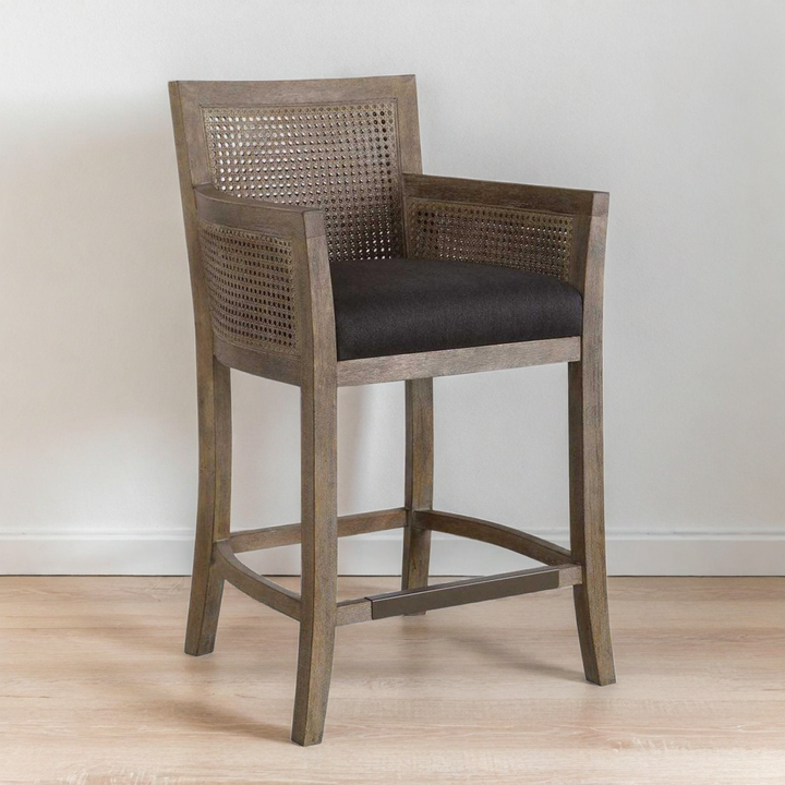 ENCORE CANE BACK COUNTER STOOL