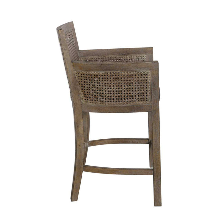 ENCORE CANE BACK COUNTER STOOL
