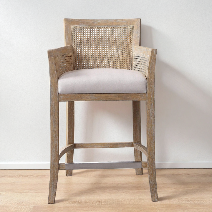 ENCORE CANE BACK COUNTER STOOL