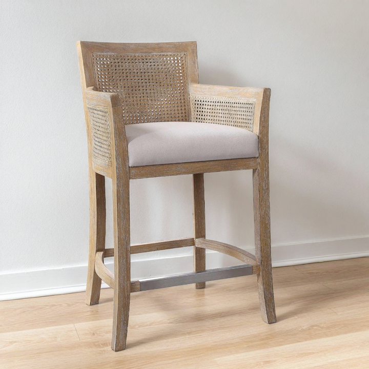 ENCORE CANE BACK COUNTER STOOL