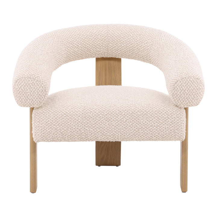 FRANCIS CREAM BOUCLE ARM CHAIR