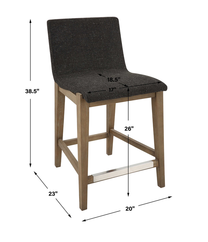 KAMDEN CHOCOLATE COUNTER STOOL