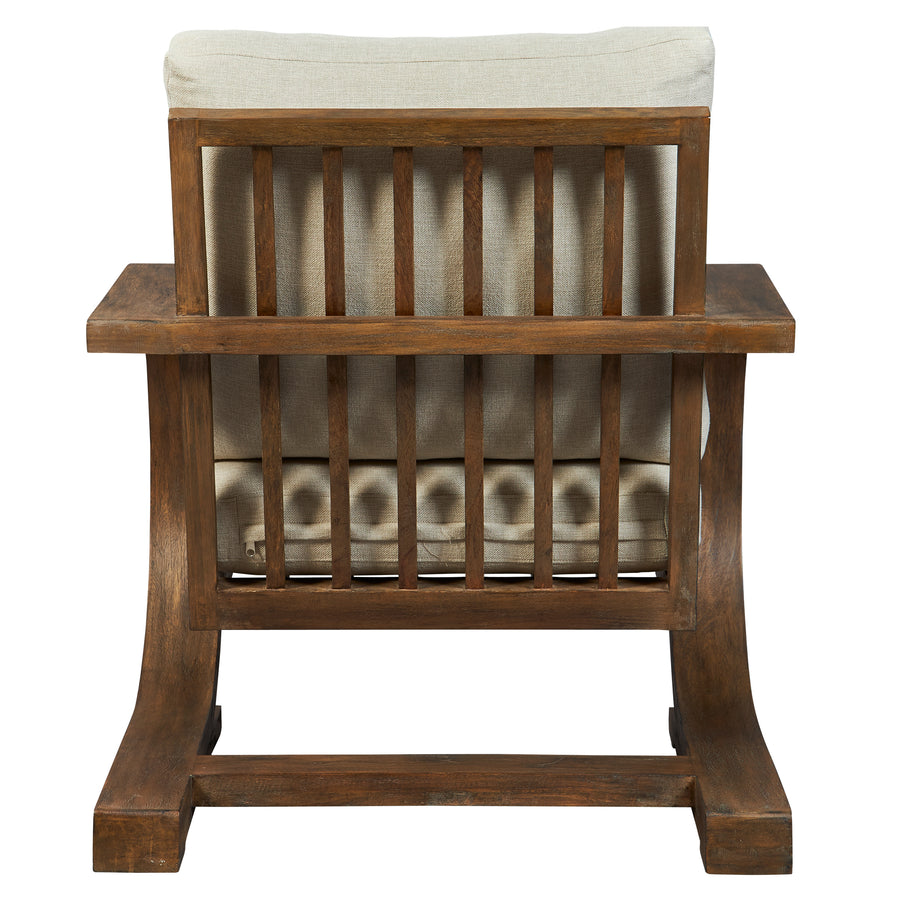 BEDRICH WOODEN ACCENT CHAIR