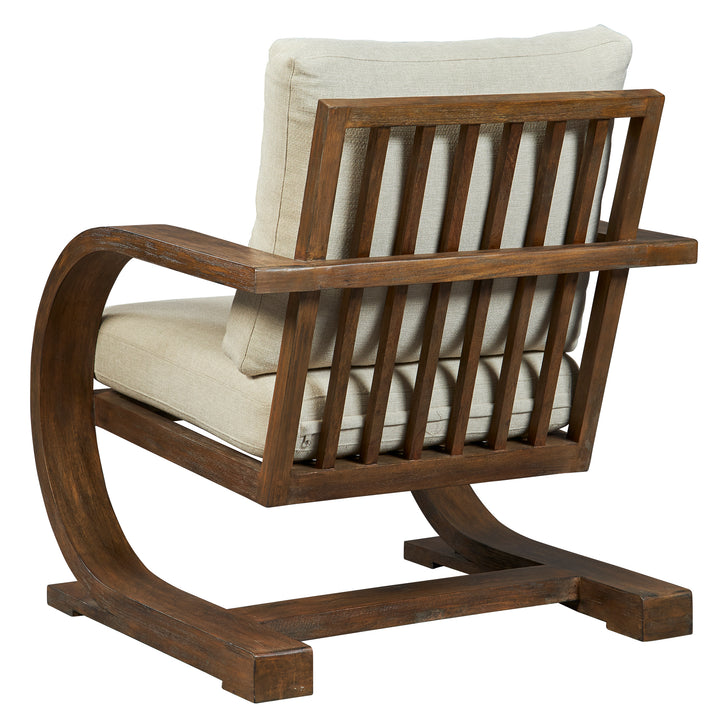 BEDRICH WOODEN ACCENT CHAIR
