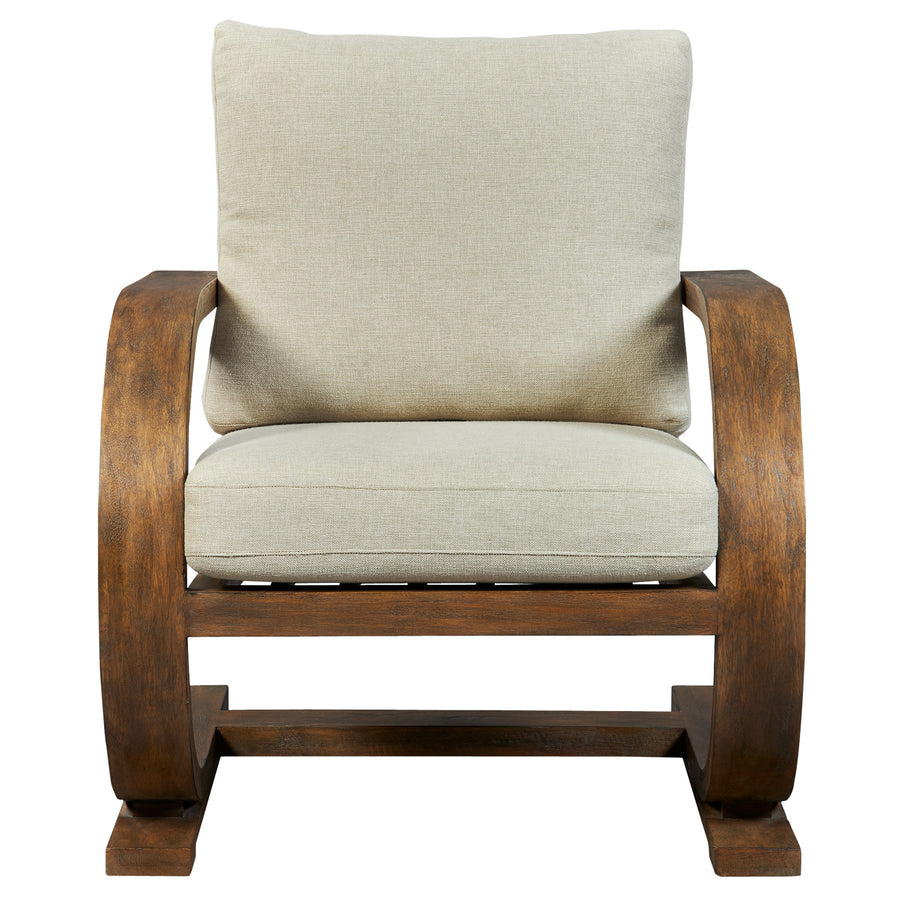 BEDRICH WOODEN ACCENT CHAIR