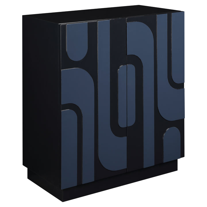 VALERIA GLOSSY BLUE CABINET