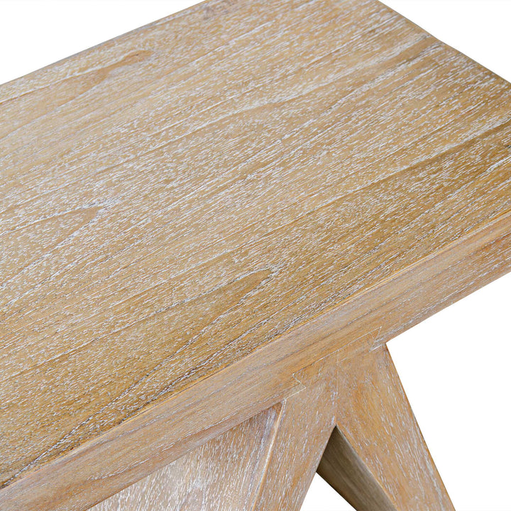 PRUITT NATURAL MINDI WOOD ACCENT TABLE