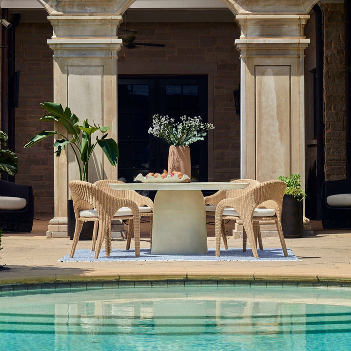 KAVALI OUTDOOR WICKER DINING ARMCHAIR