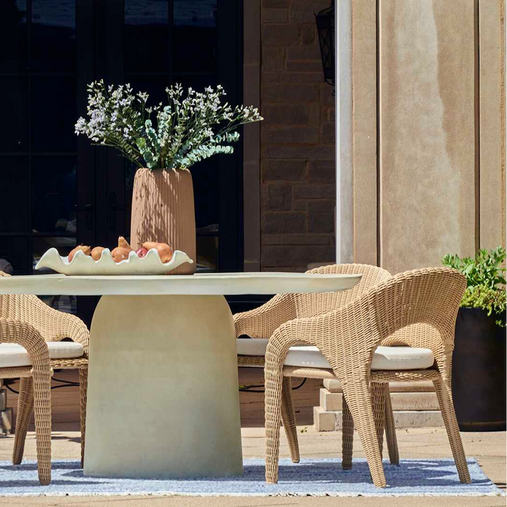 KAVALI OUTDOOR WICKER DINING ARMCHAIR