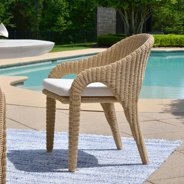 KAVALI OUTDOOR WICKER DINING ARMCHAIR