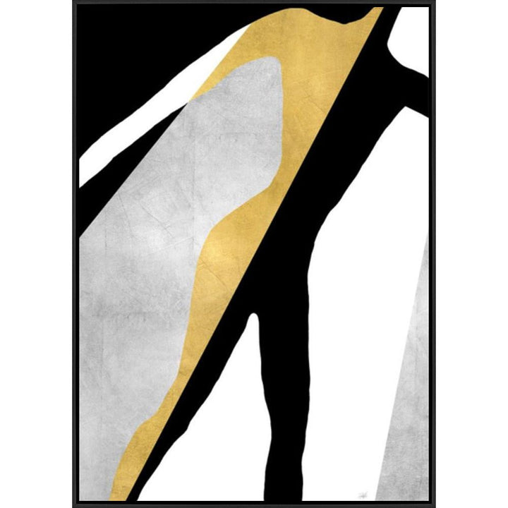 "HUMAN CONTOUR" CANVAS ART SERIES GILD GOLD & SILVER