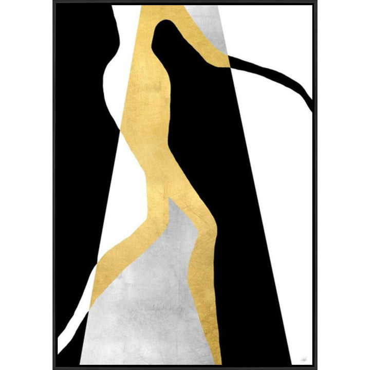 "HUMAN CONTOUR" CANVAS ART SERIES GILD GOLD & SILVER