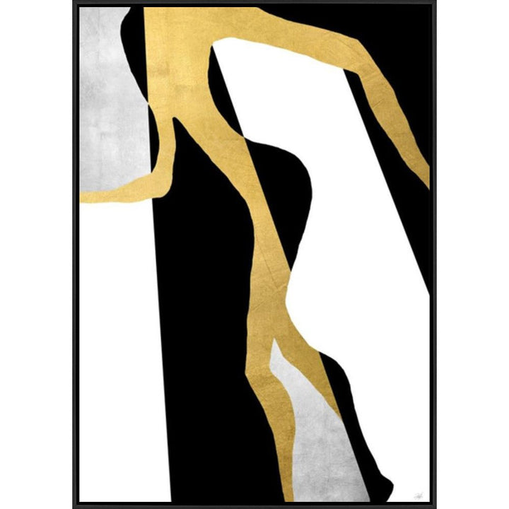 "HUMAN CONTOUR" CANVAS ART SERIES GILD GOLD & SILVER