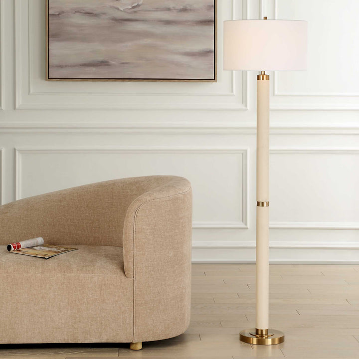 WESSEX WHITE FLOOR LAMP