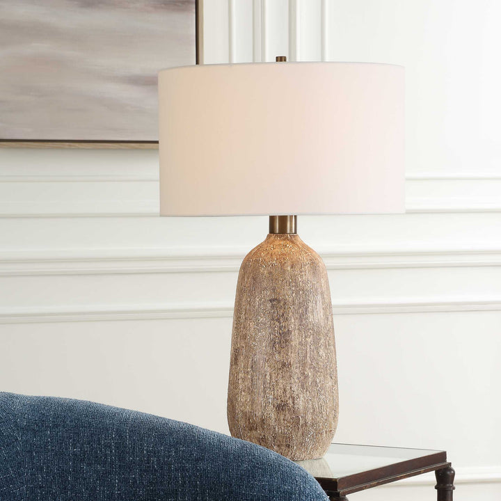 NAPIER EARTHY BROWN TABLE LAMP