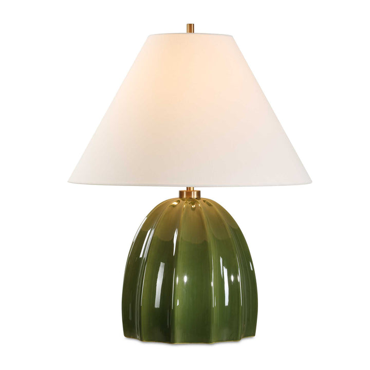 RENNA MOSS GREEN TABLE LAMP
