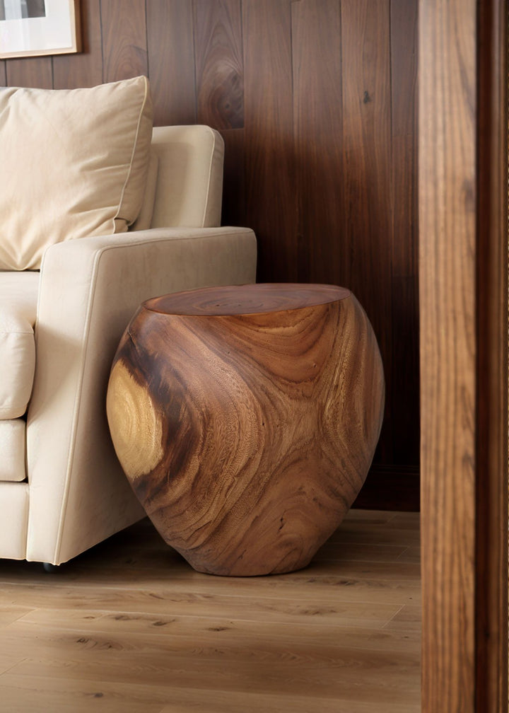 LOMAS NATURAL SUAR WOOD ACCENT TABLE